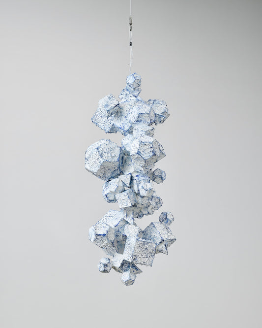 sculpture Whiteblue 吊り